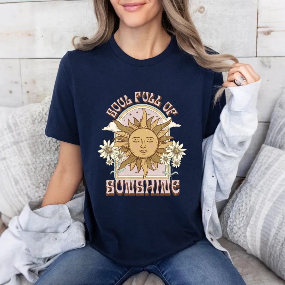 Convey A Sunny And Positive Feeling Casual T-Shirt