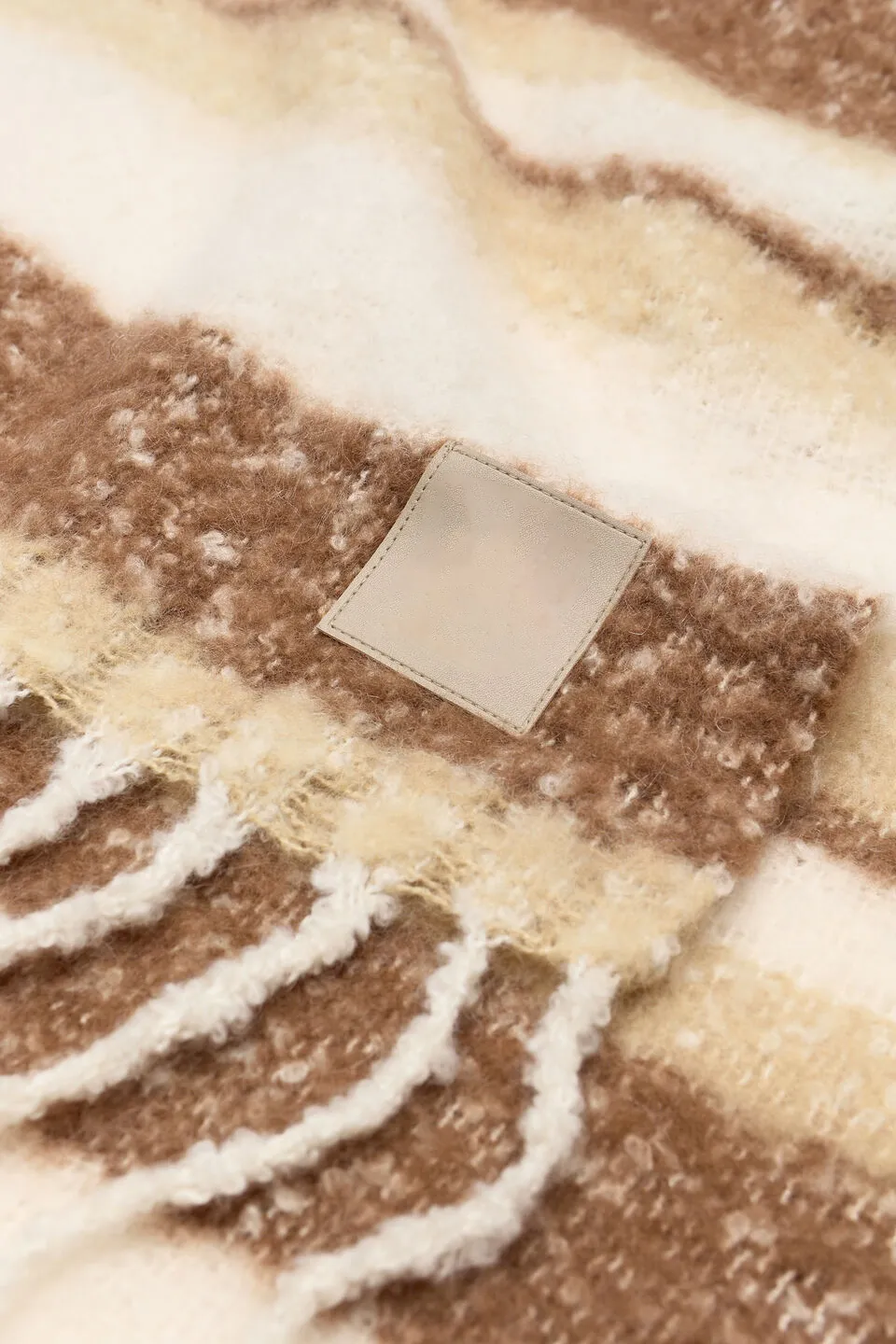 Vibrant Color Contrast Scarf