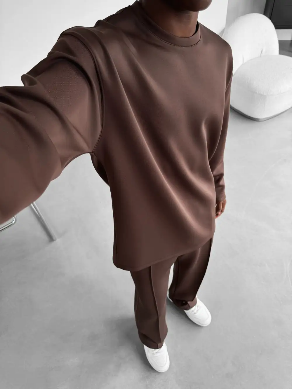 Laidback Relaxed Diver Inspired Sweatshirt