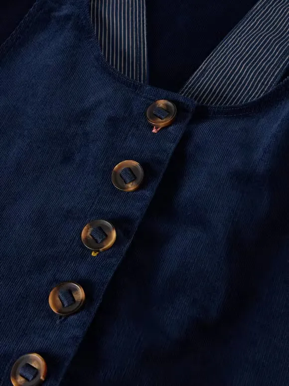 Scoop Neck Cord Dungaree