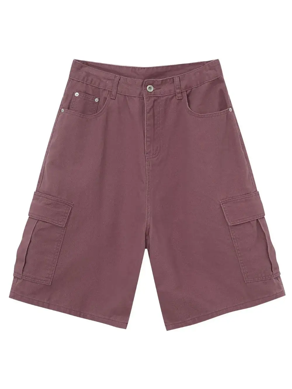 Modern Utility Cotton Blend Casual Shorts