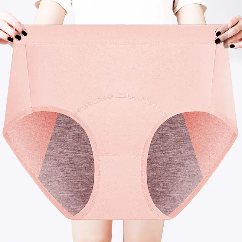 Plus Size High Waist Soft Touch Breathable Brief Panty