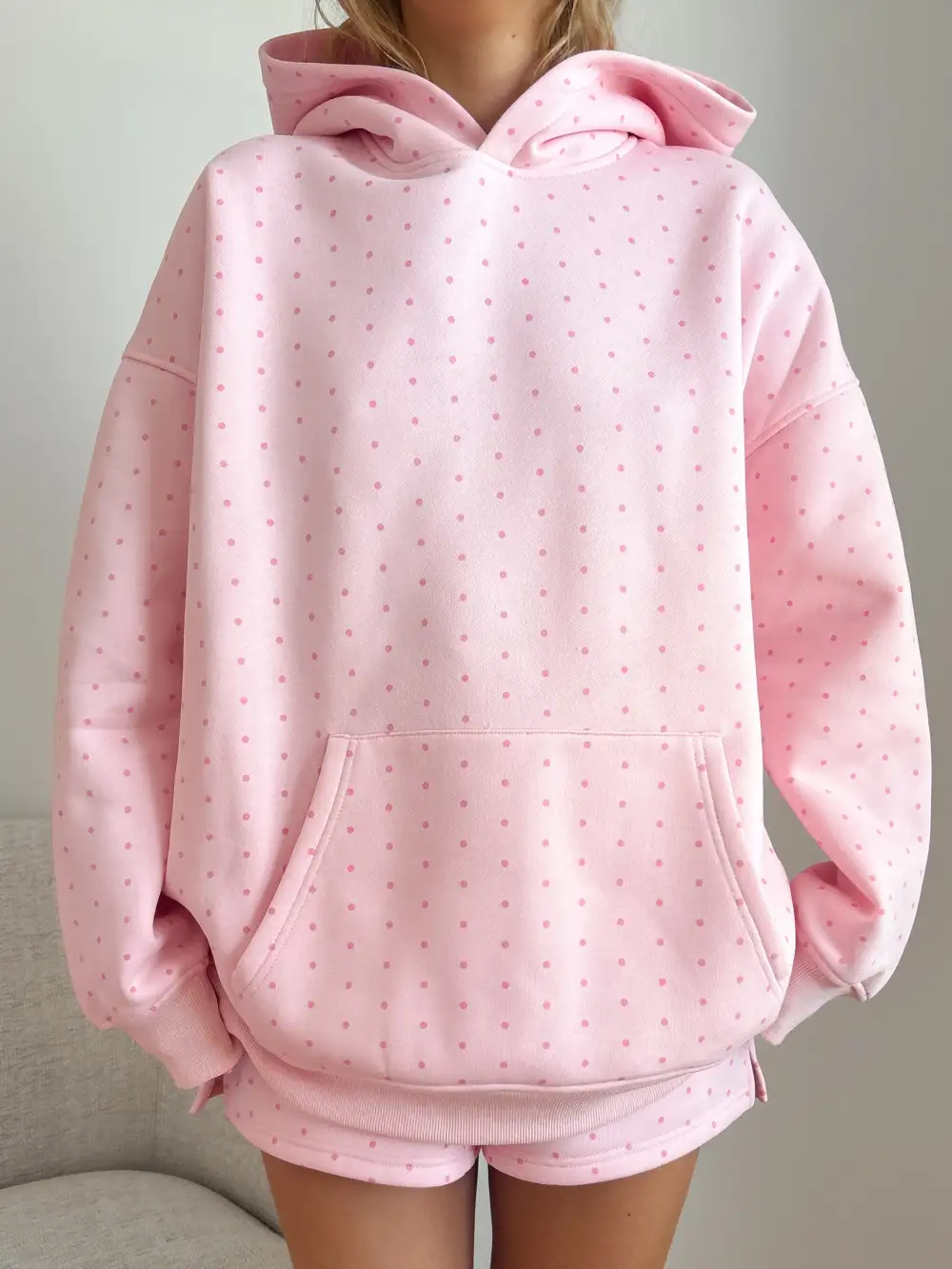 Polka Dot Hoodie