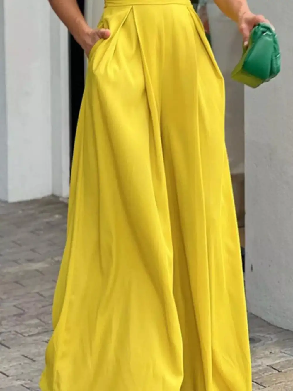 Wide Leg Puff Jumpsuit