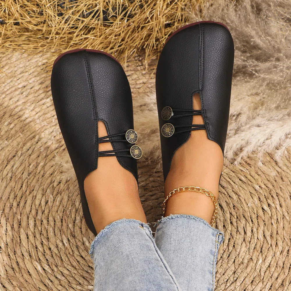 New Casual Slip-On Flats for Women Round Toe Low Cut