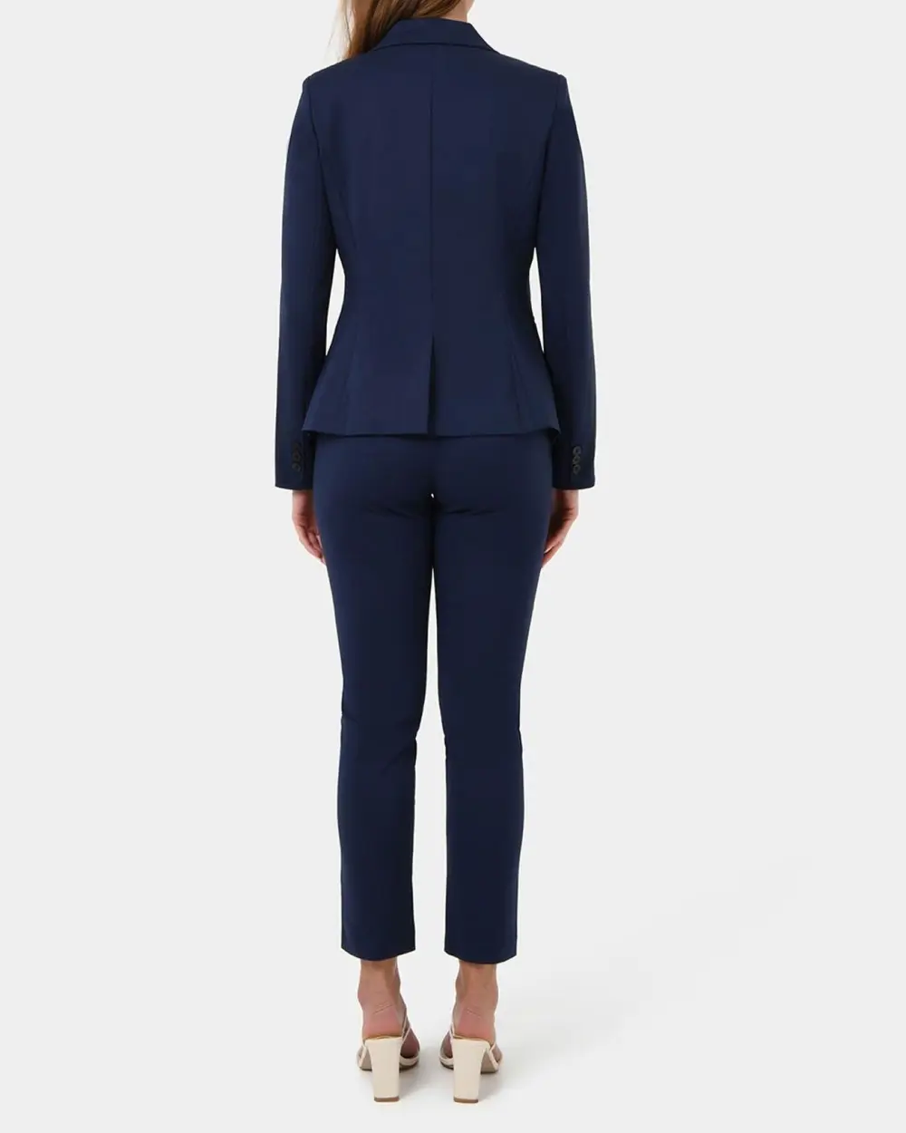 Back Vent Suit Jacket -Navy