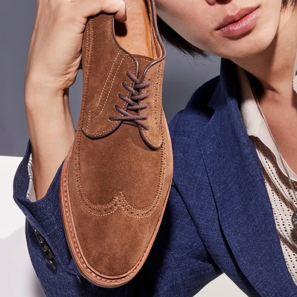 Leather Lined Interior Derby Dress Shoe