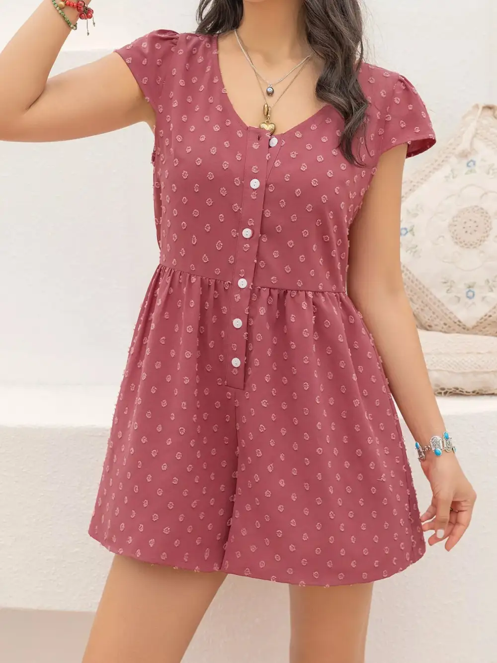 Jumpsuit Cap Romper