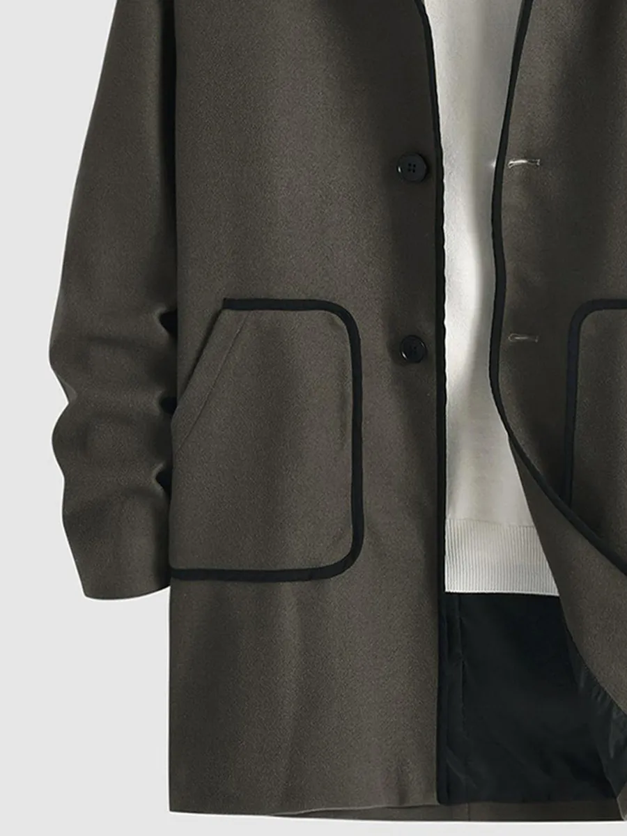 Men's Casual Oversized Coat Jacket