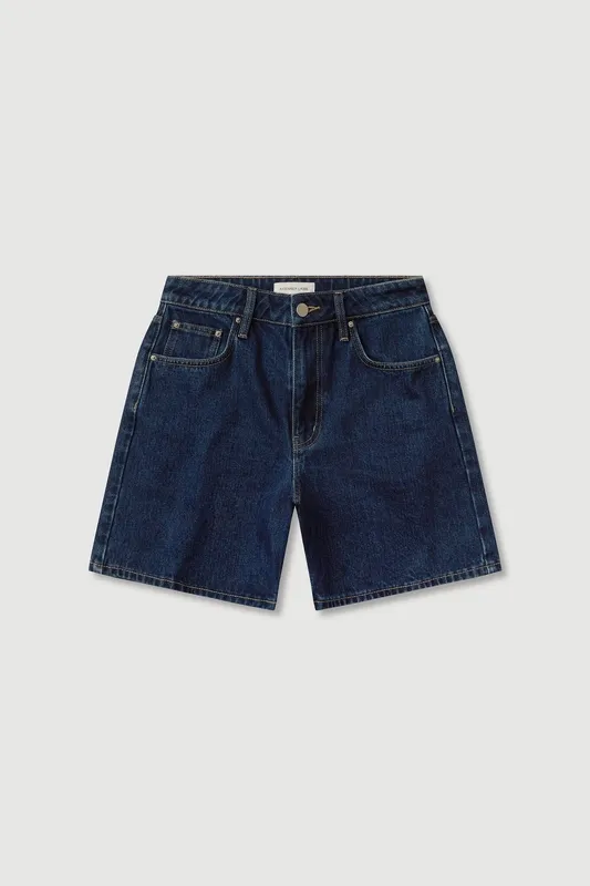 Heritage Blue Mid-Rise Vintage Denim Short