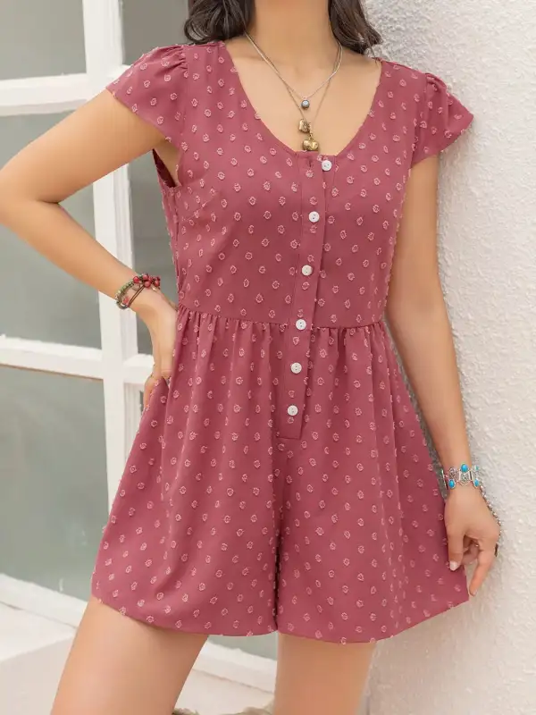 Jumpsuit Cap Romper