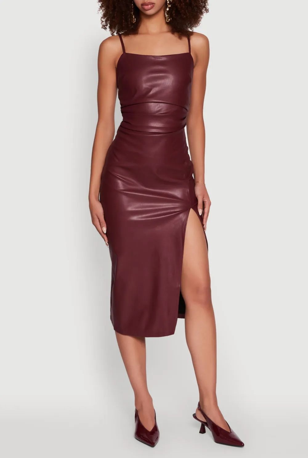 Leather Camisole Dress