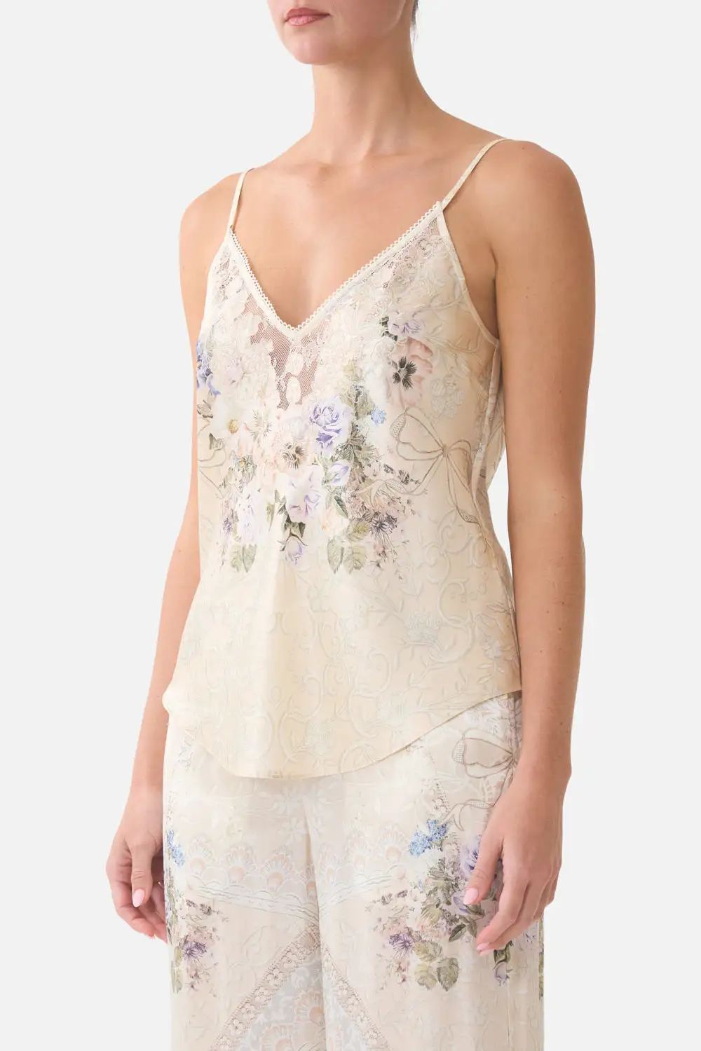 V-Neck Bias Cut Cami