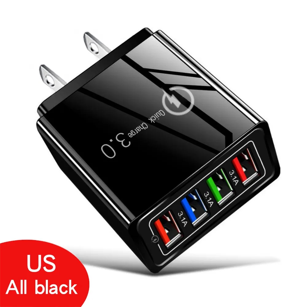 The Charger Big Tech Hates |   4-Port Quick Charge 3.0 + AI   Performance Boost