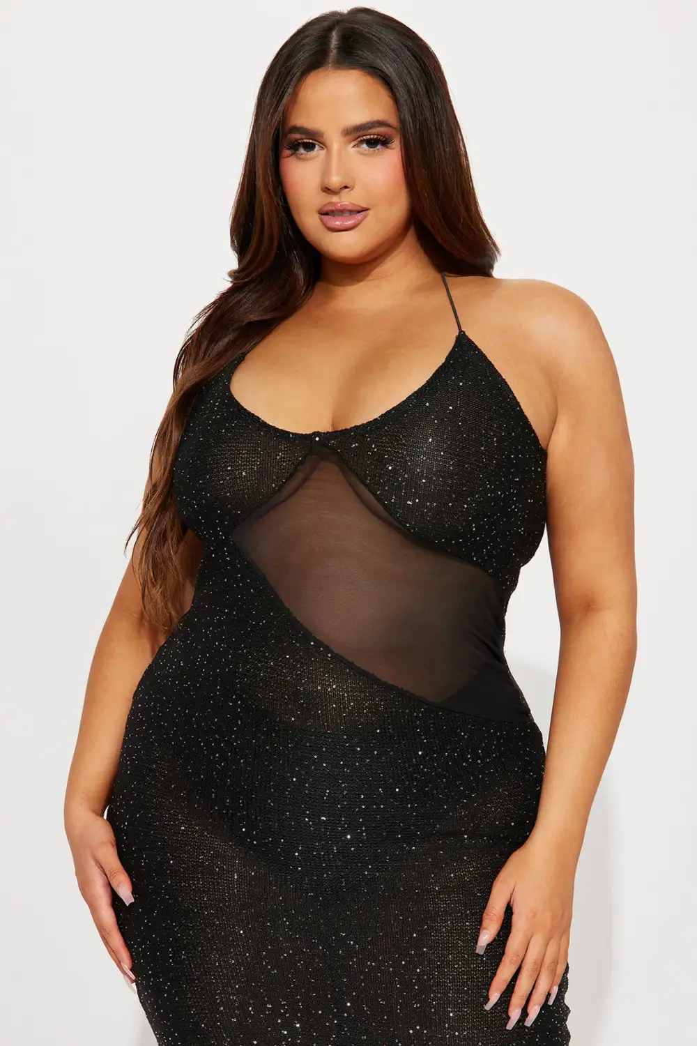 Morgen Midi Dress - Black