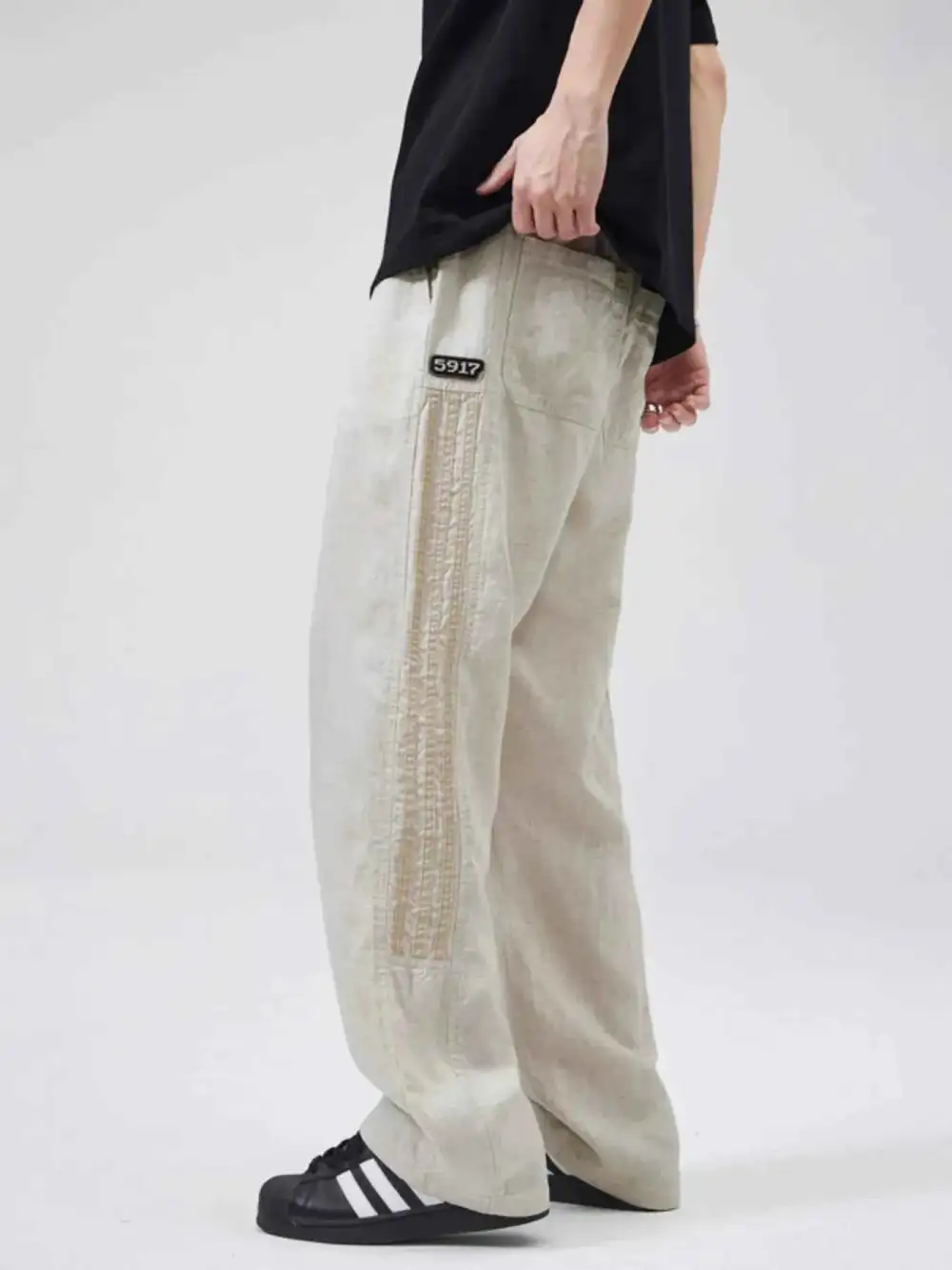 Clean Look Drawstring Wide Leg Pants