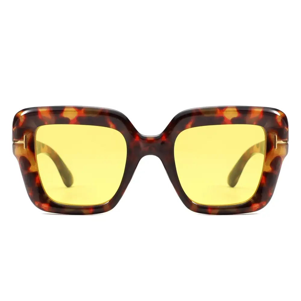Bold Square Oversized Retro Sunglasses