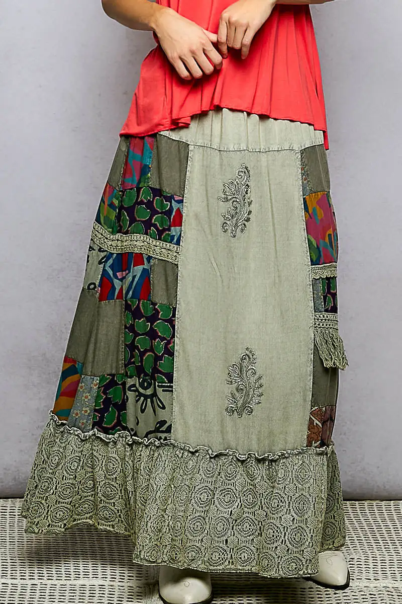 Ruffle Pol Skirt