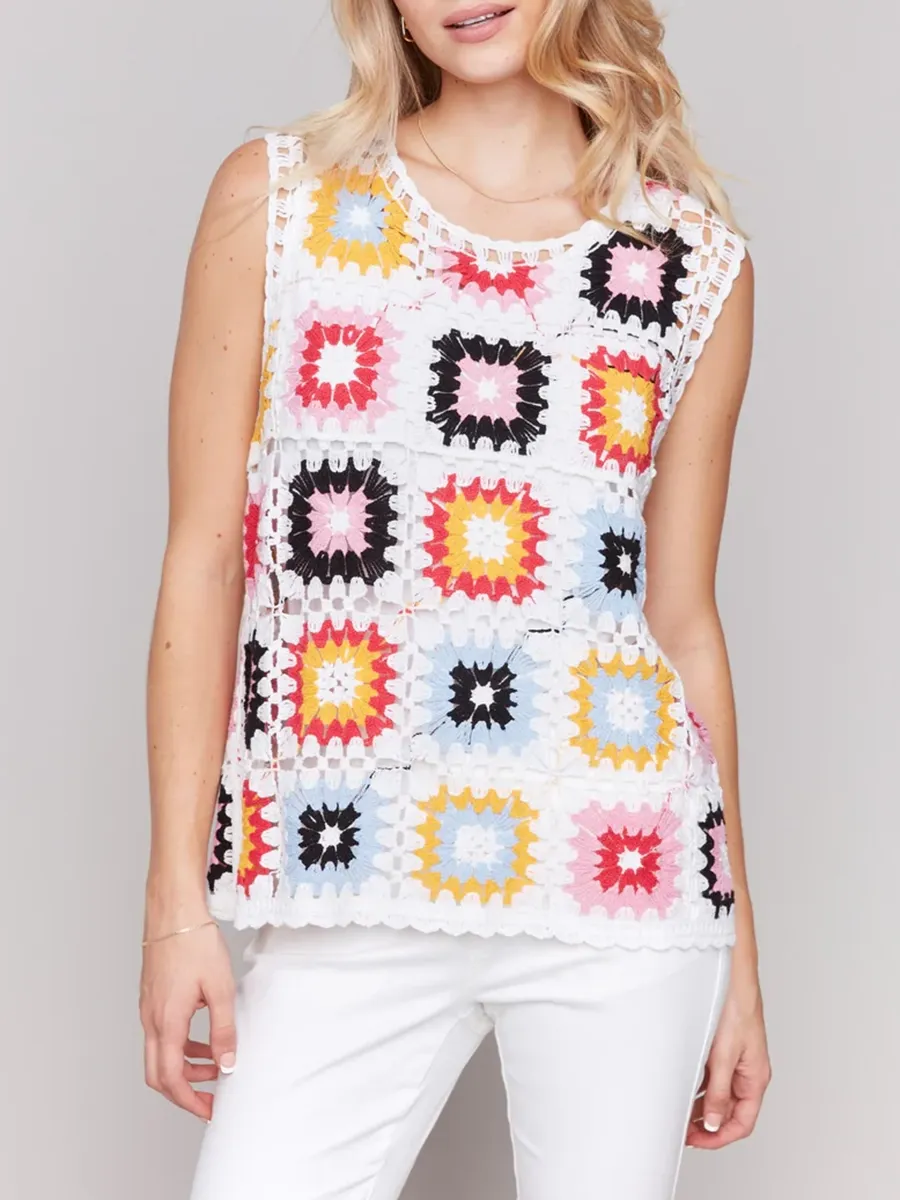 Three Dimensional Cut Sleeveless Design Vest