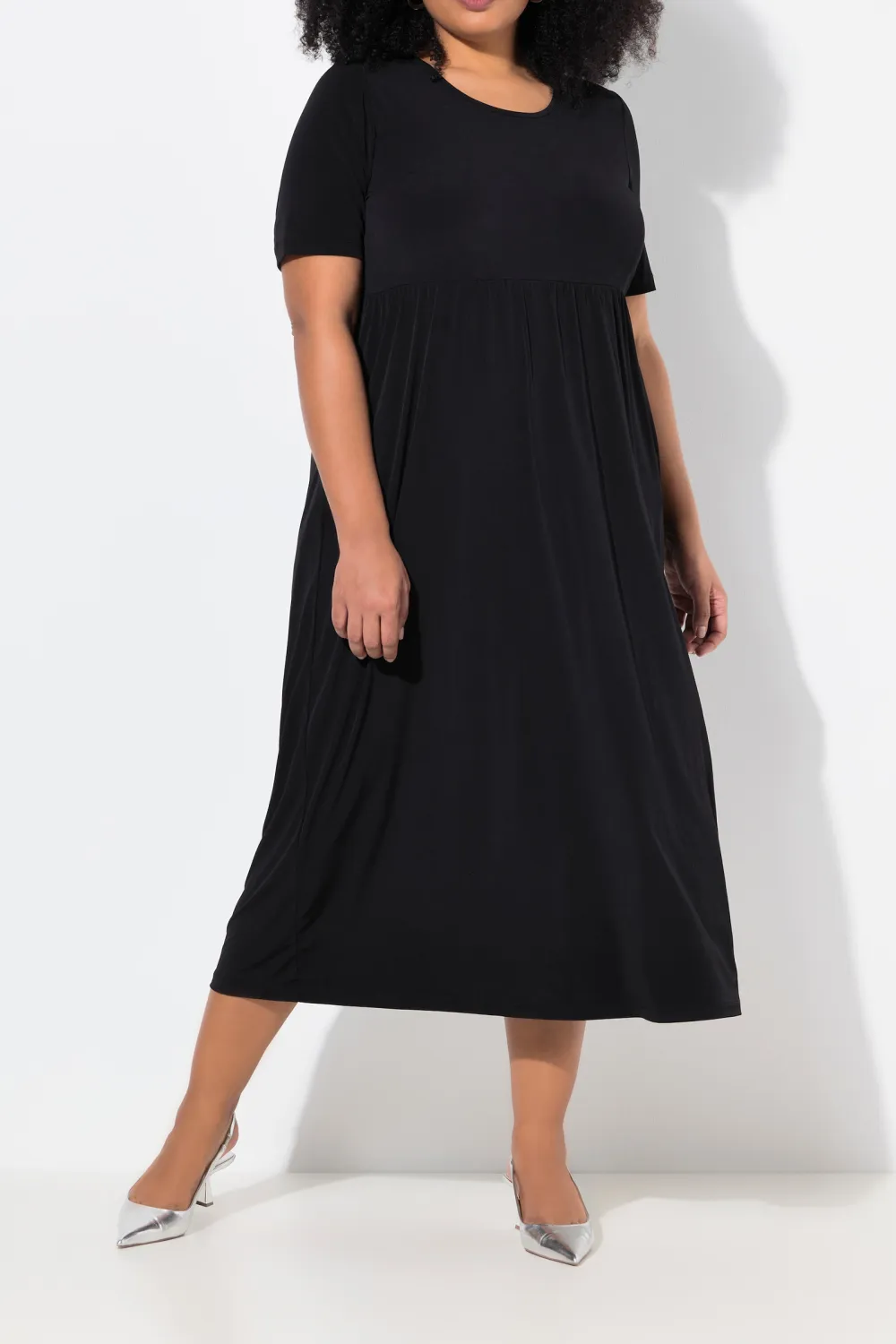 Waist Pleated Dress