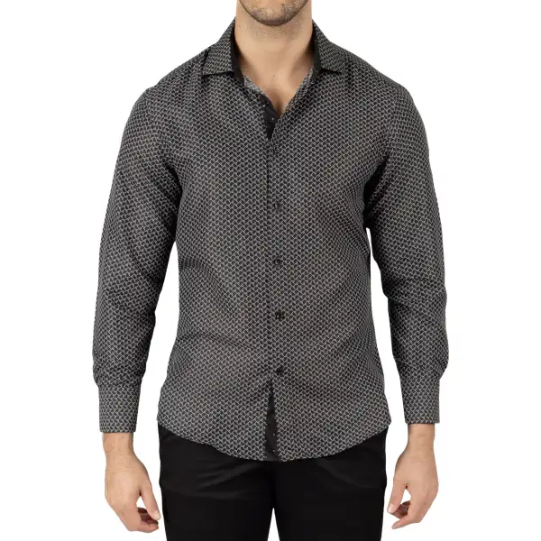 Comfort Fit Button Up Dress Shirt