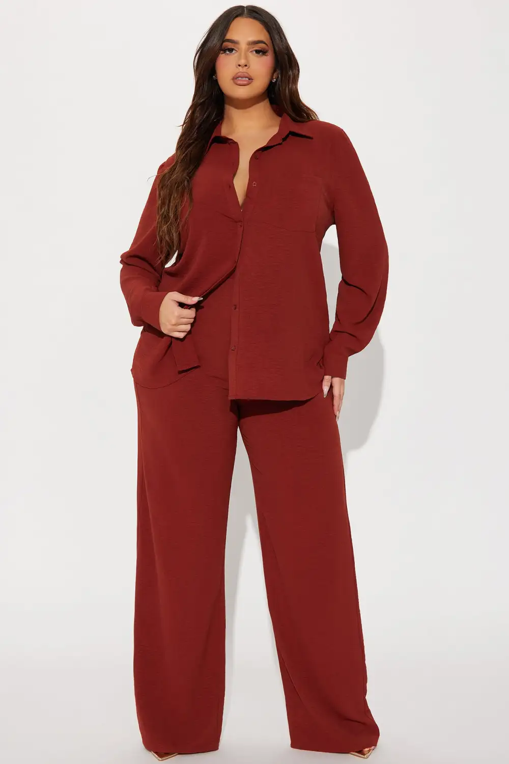 Makenzie Pant Set - Rust