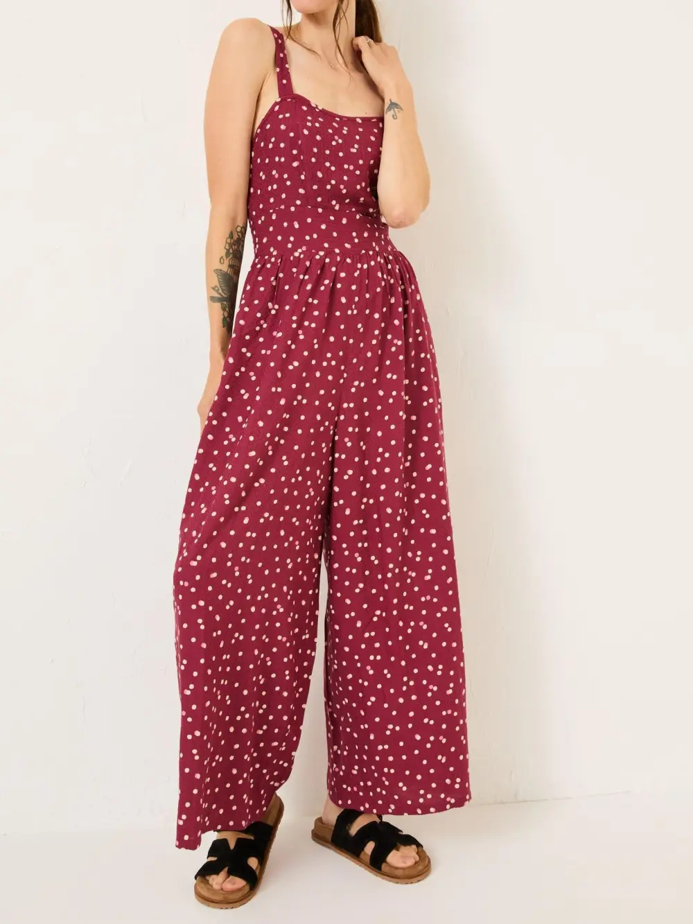Burgundy Red Ruby Jumpsuit
