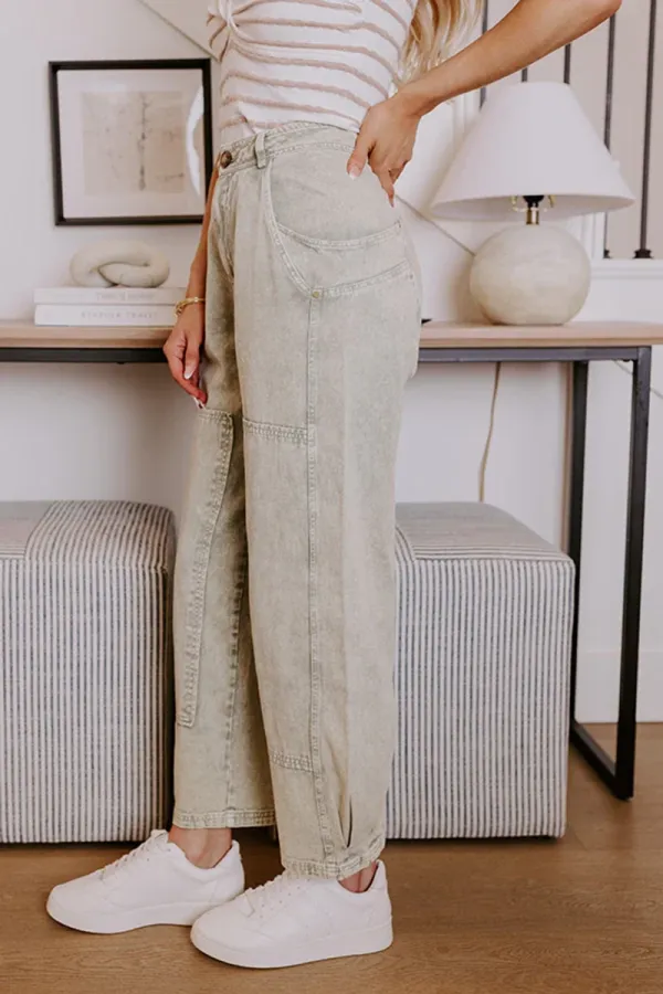 Straight-Leg Workwear Casual Trendy Women's Loose Trousers