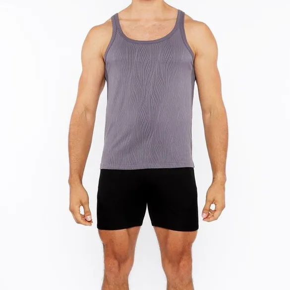 Contour Textured Knit Tank Top