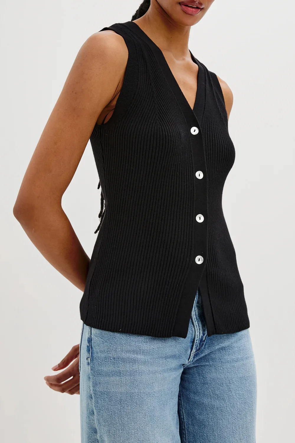 Simple Style V-Neck Women's Tank Top