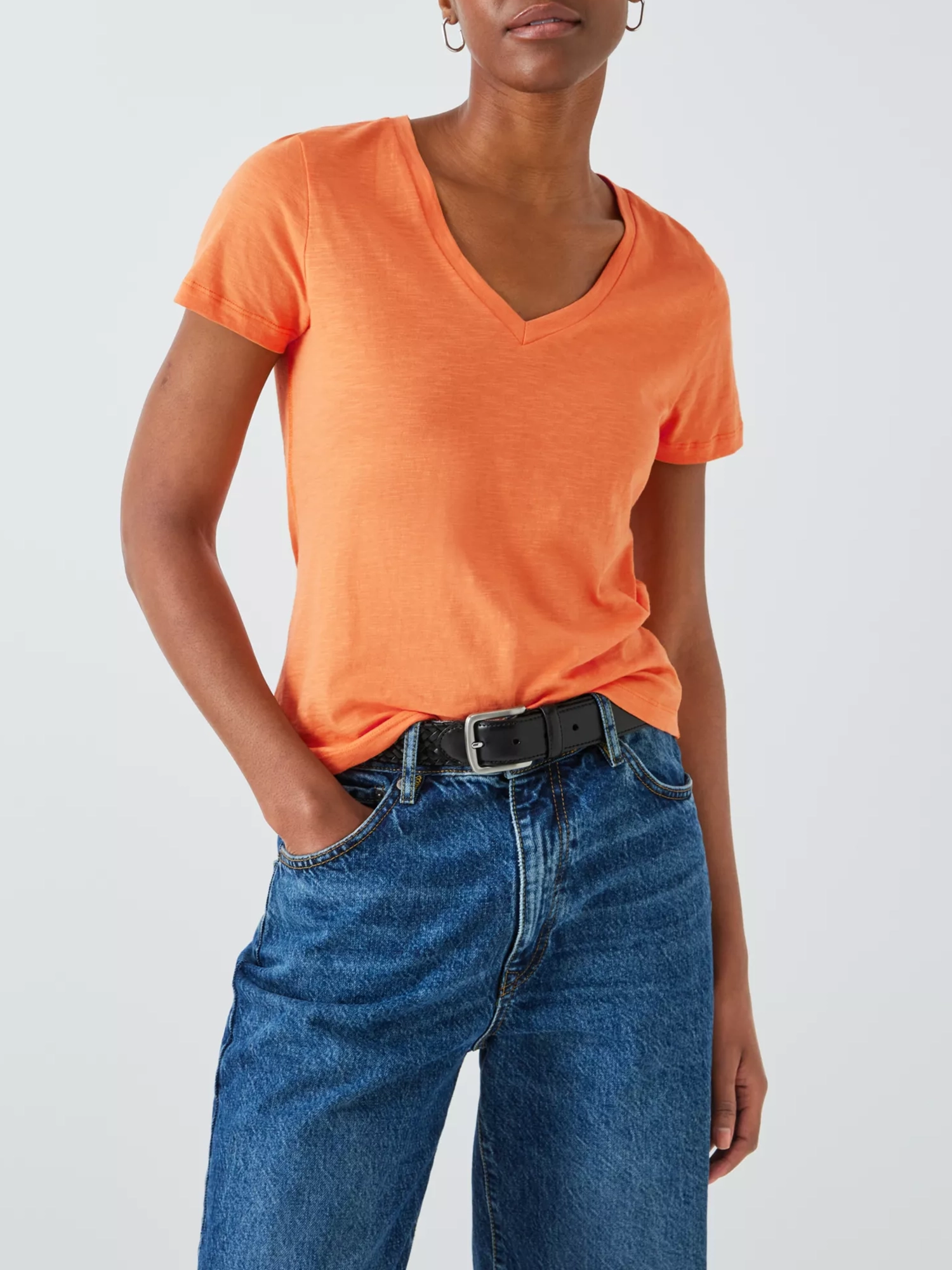 Cotton V-Neck Top