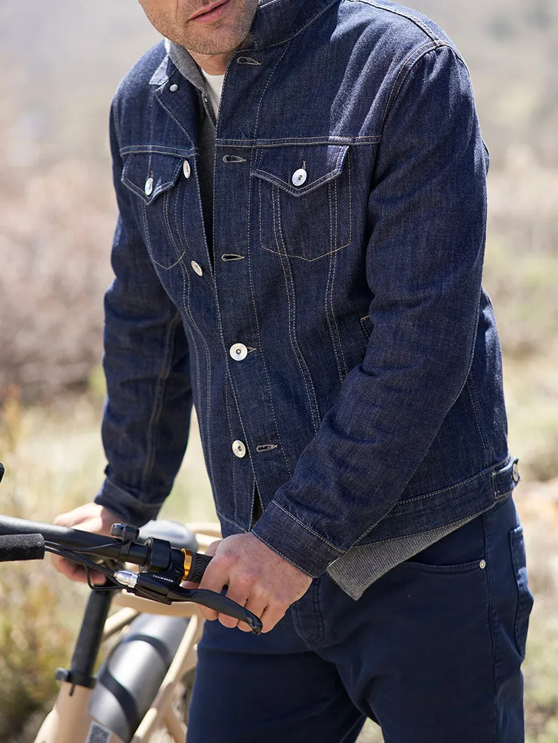 Men's Casual Oversized Denim Coat Jacket