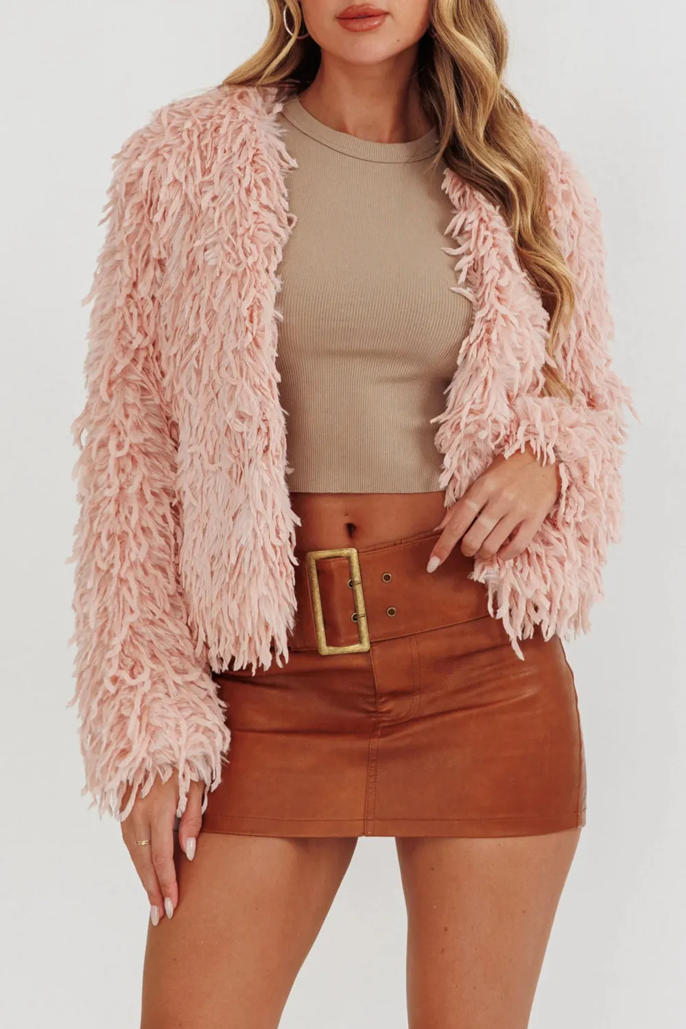 Loose-Fitting Long-Pile Thermal Jacket