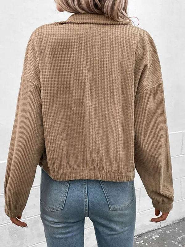 Long-sleeve Drop-shoulder Jacket