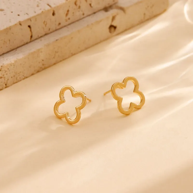 Halo Bloom Stud Earrings