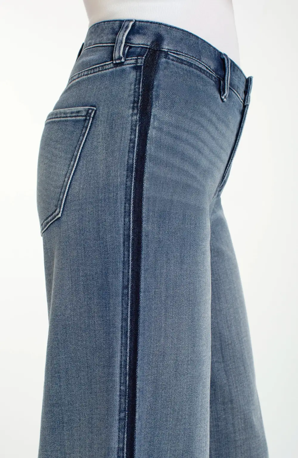 Wide Leg Straight Leg Jeans