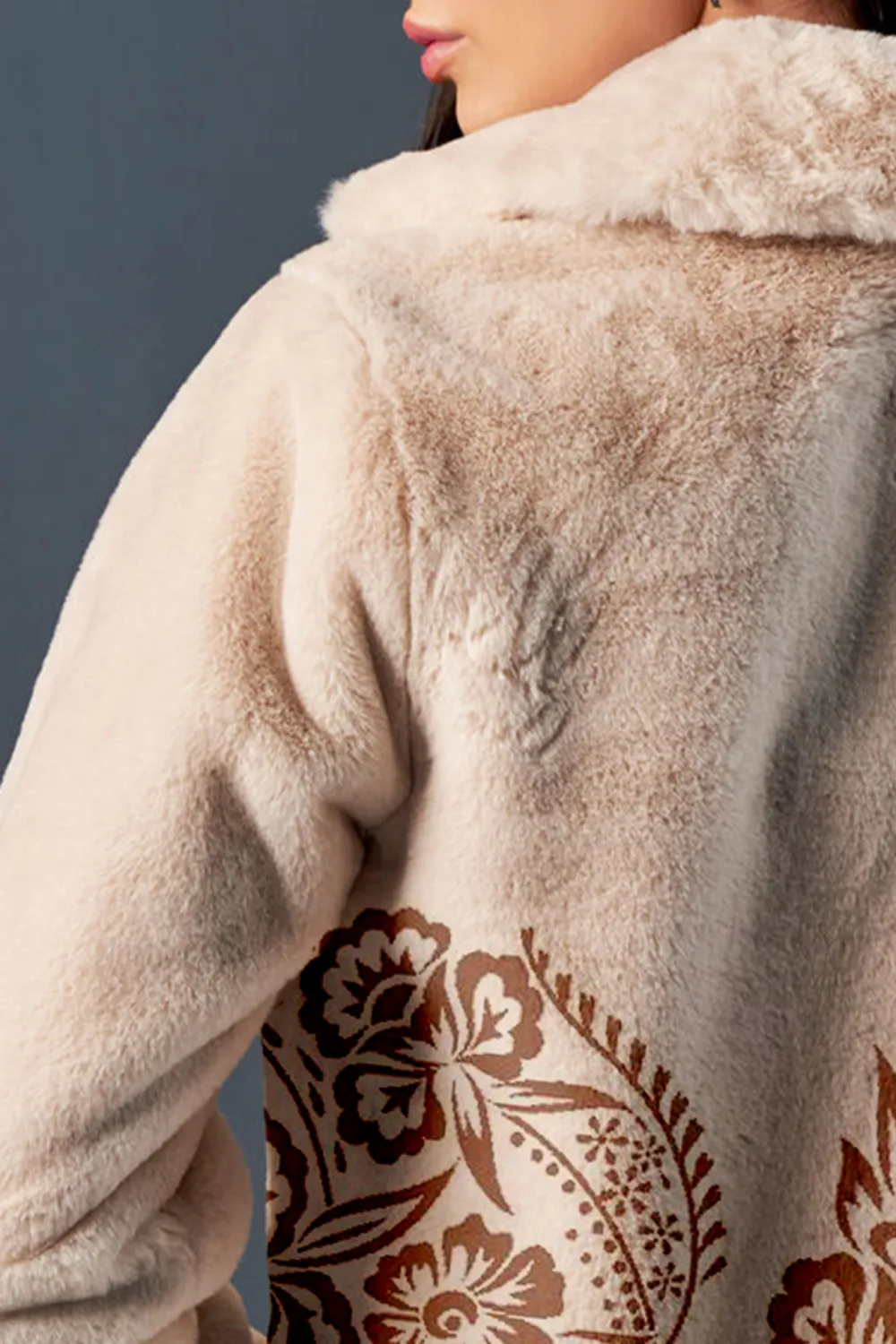 Winter Wear Cream Jacket