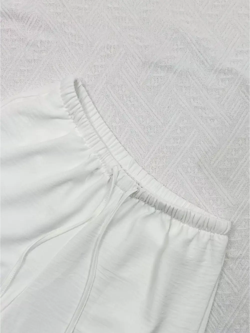 Drawstring Wide Leg Pants