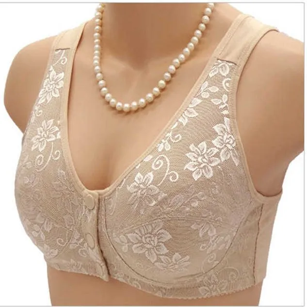 Casual Lace Buckle Plain Bra & Bralette