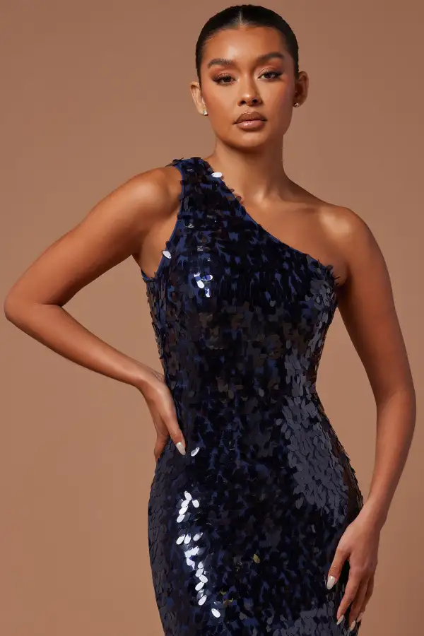 Karmen Payette Gown - Navy