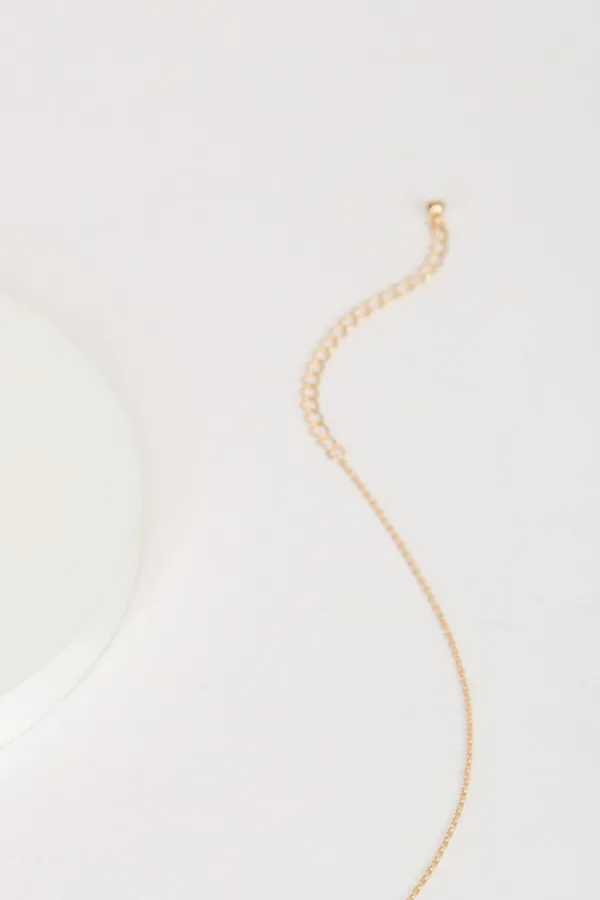 Luxurious And Exquisite Crystal Pendant Gold Necklace