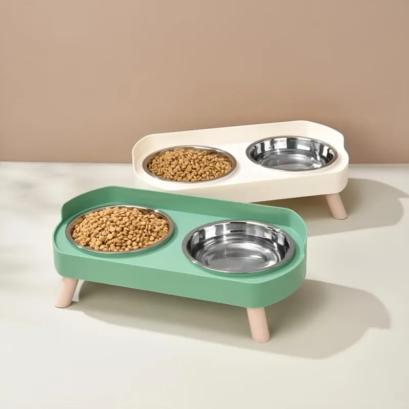 Elevated Pet Double Bowl