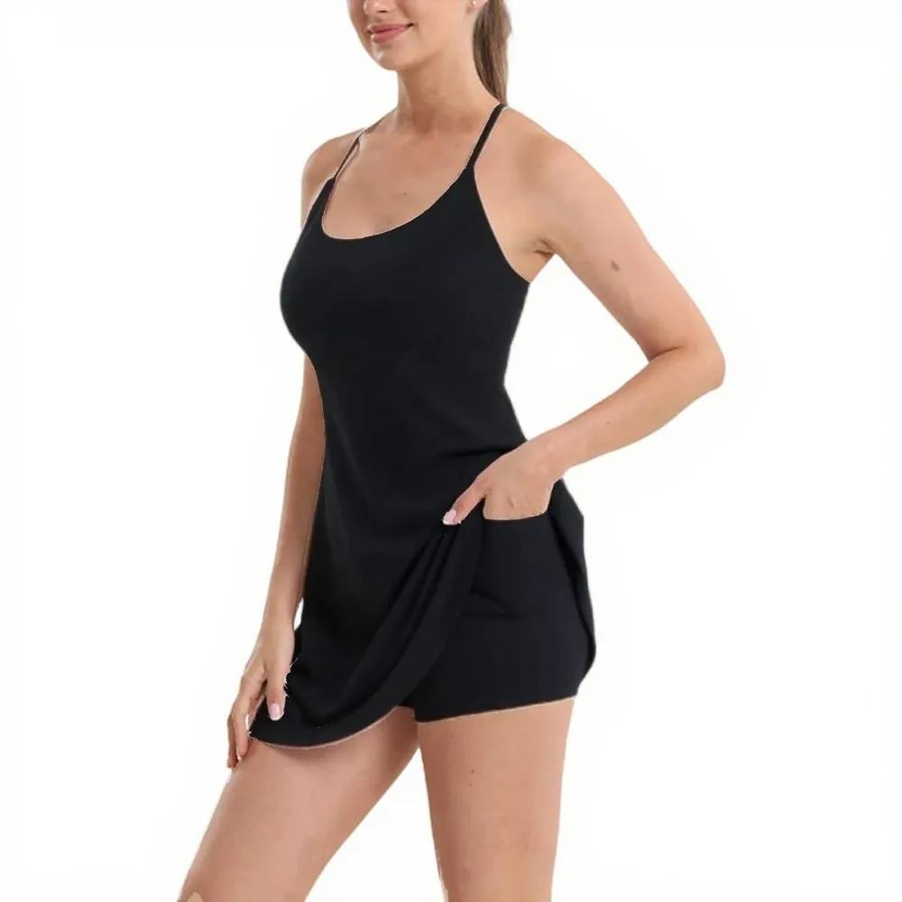 Halara Softlyzero Plush Backless Active Dress-Easy Peezy, Spring Dresses, Dance Dresses for Women #BackToSchool