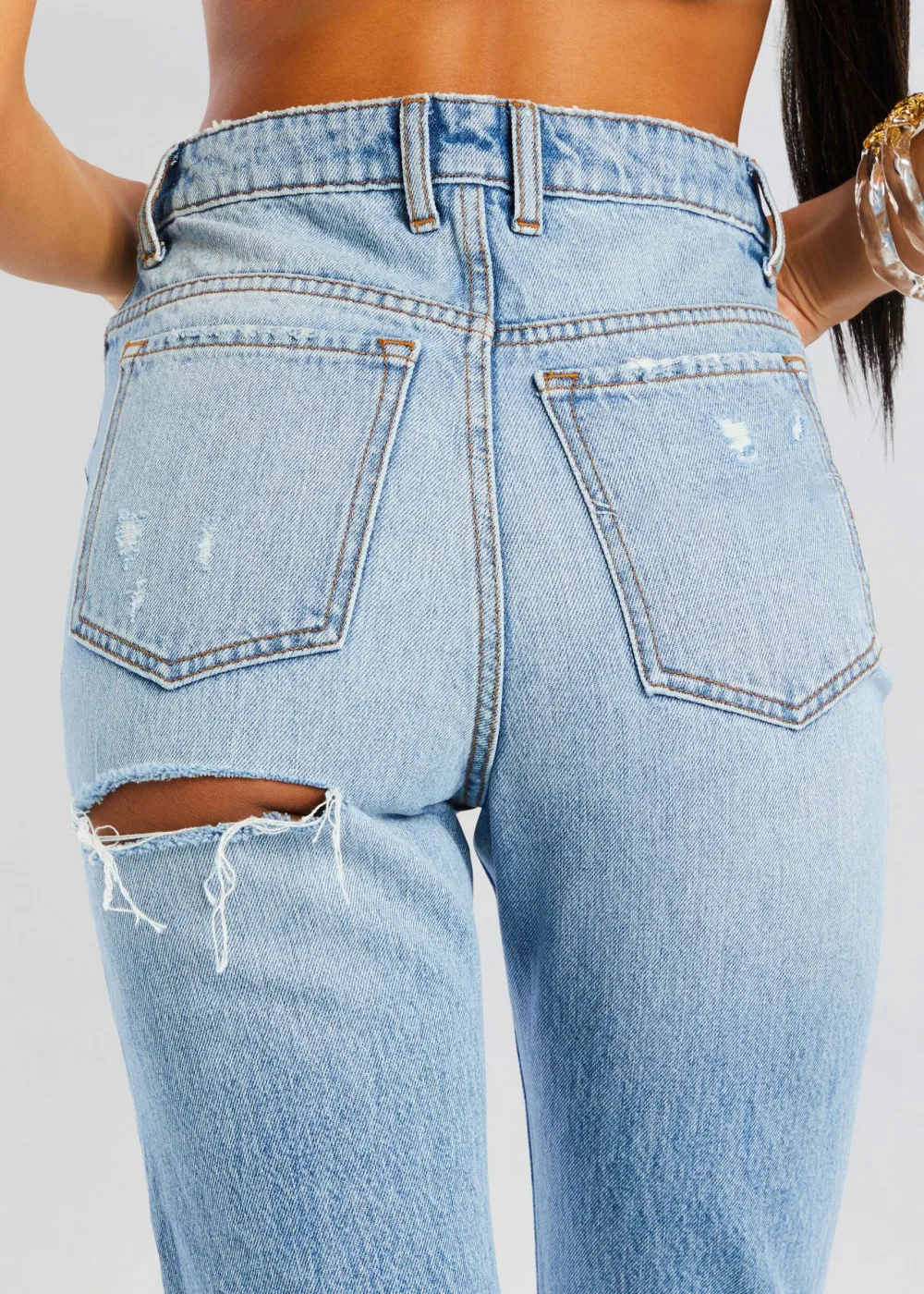High Rise Straight Jean