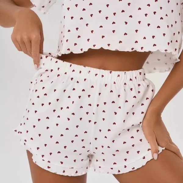 Cotton Short Sleeve Pajama Set