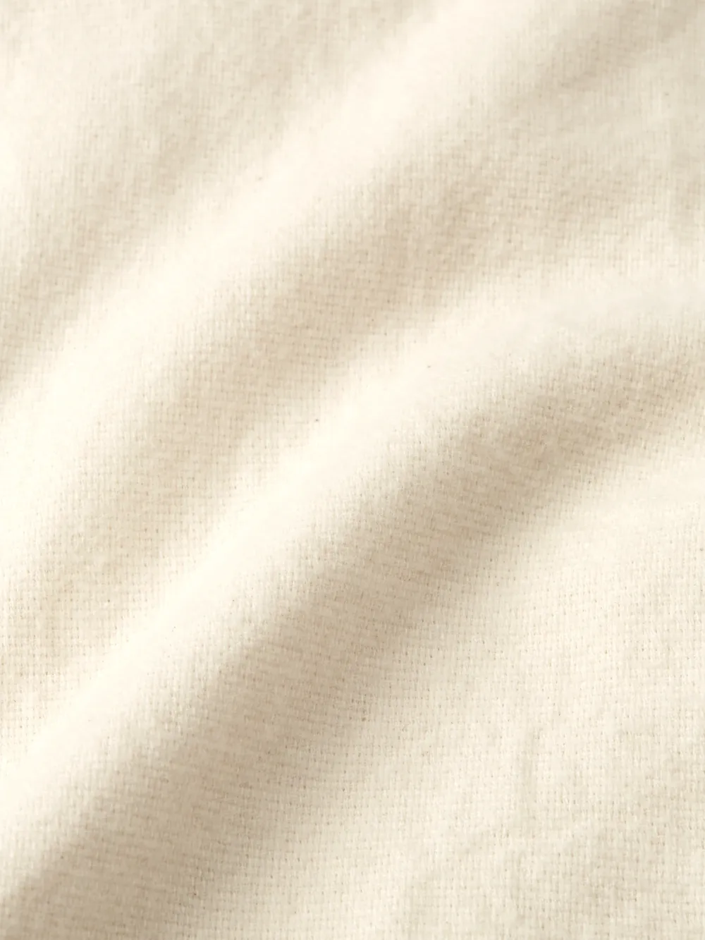 Cream Long Sleeve Cotton Shirt