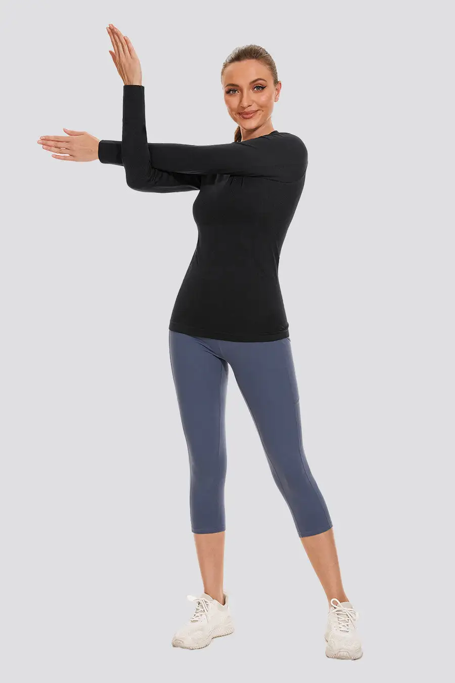 Seamless Long Sleeve Tops