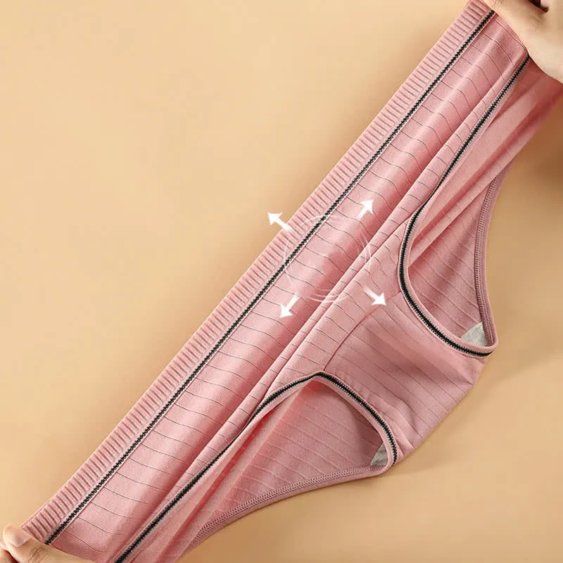 Plus Size Low Rise Soft Touch Breathable Panty