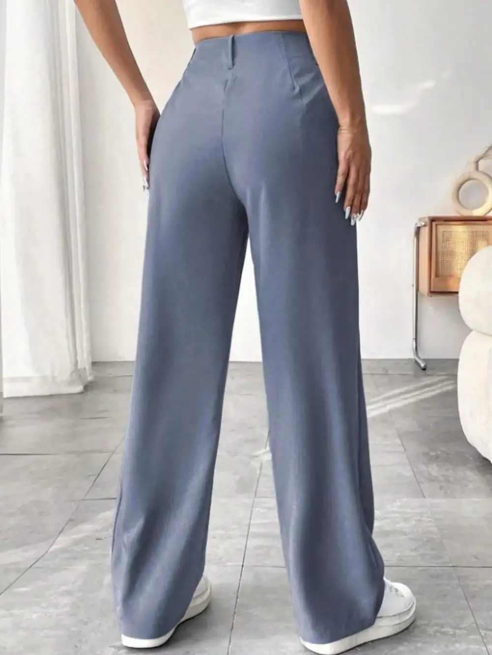 Everyday Wide Leg Pleated Pants