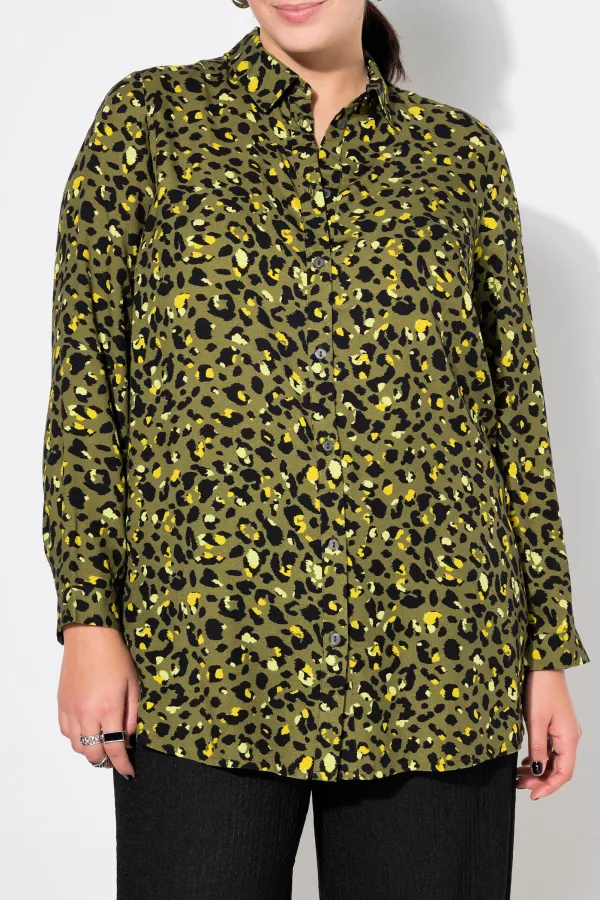 Viscose Fiber Loose Fitting Shirt
